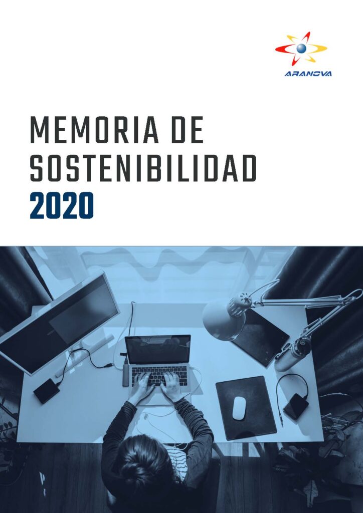 Carátula Memoria de Sostenibilidad ARANOVA 2020