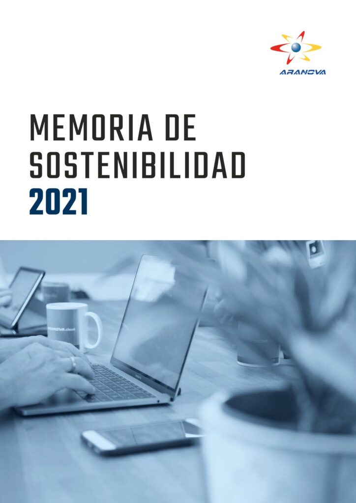 Carátula Memoria Sostenibilidad Aranova 2021