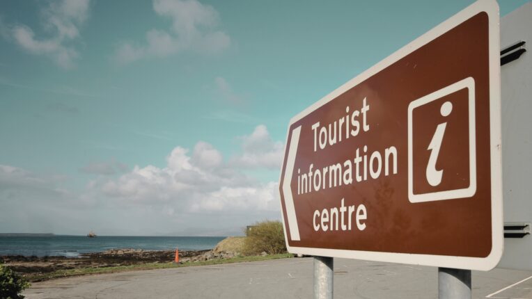 cartel de Centro de información turística